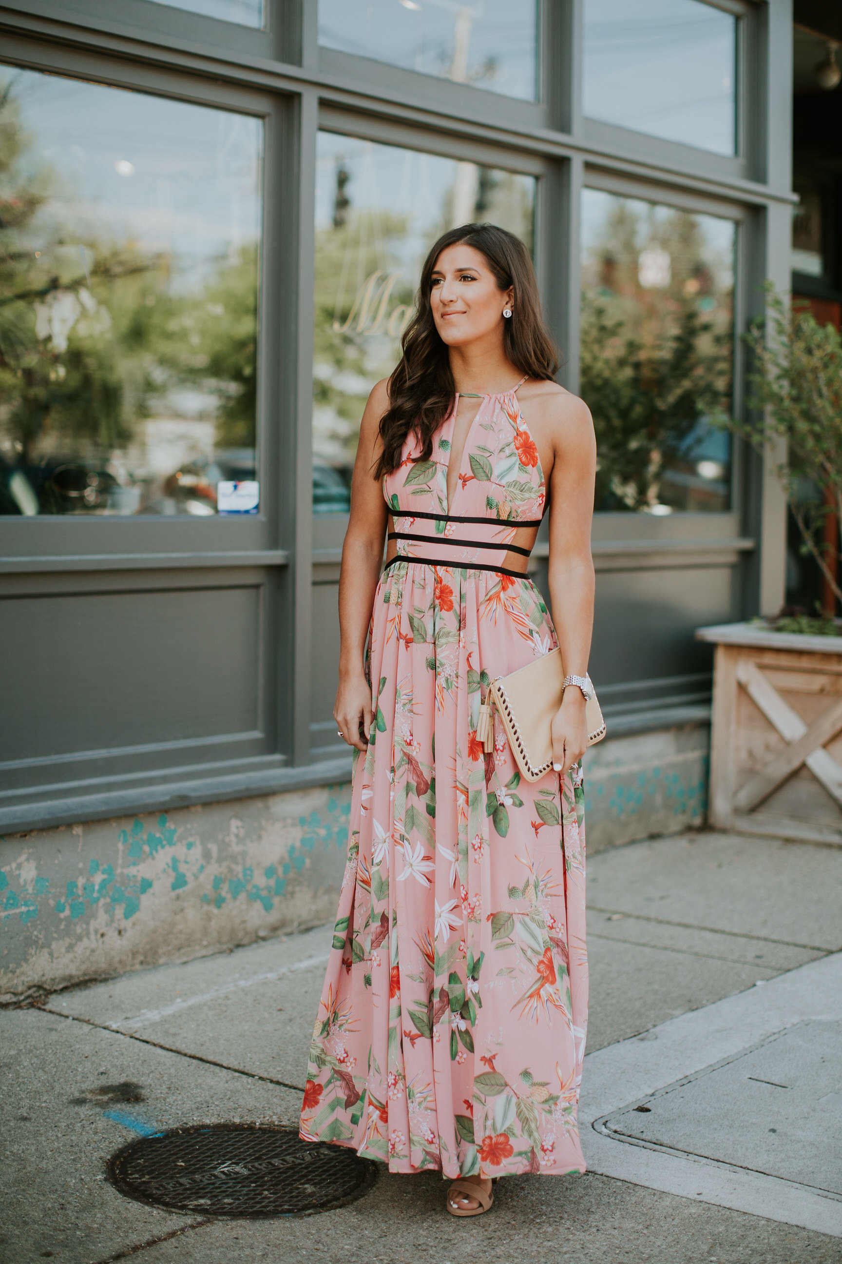 Floral Maxi Dress | A Southern Drawl
