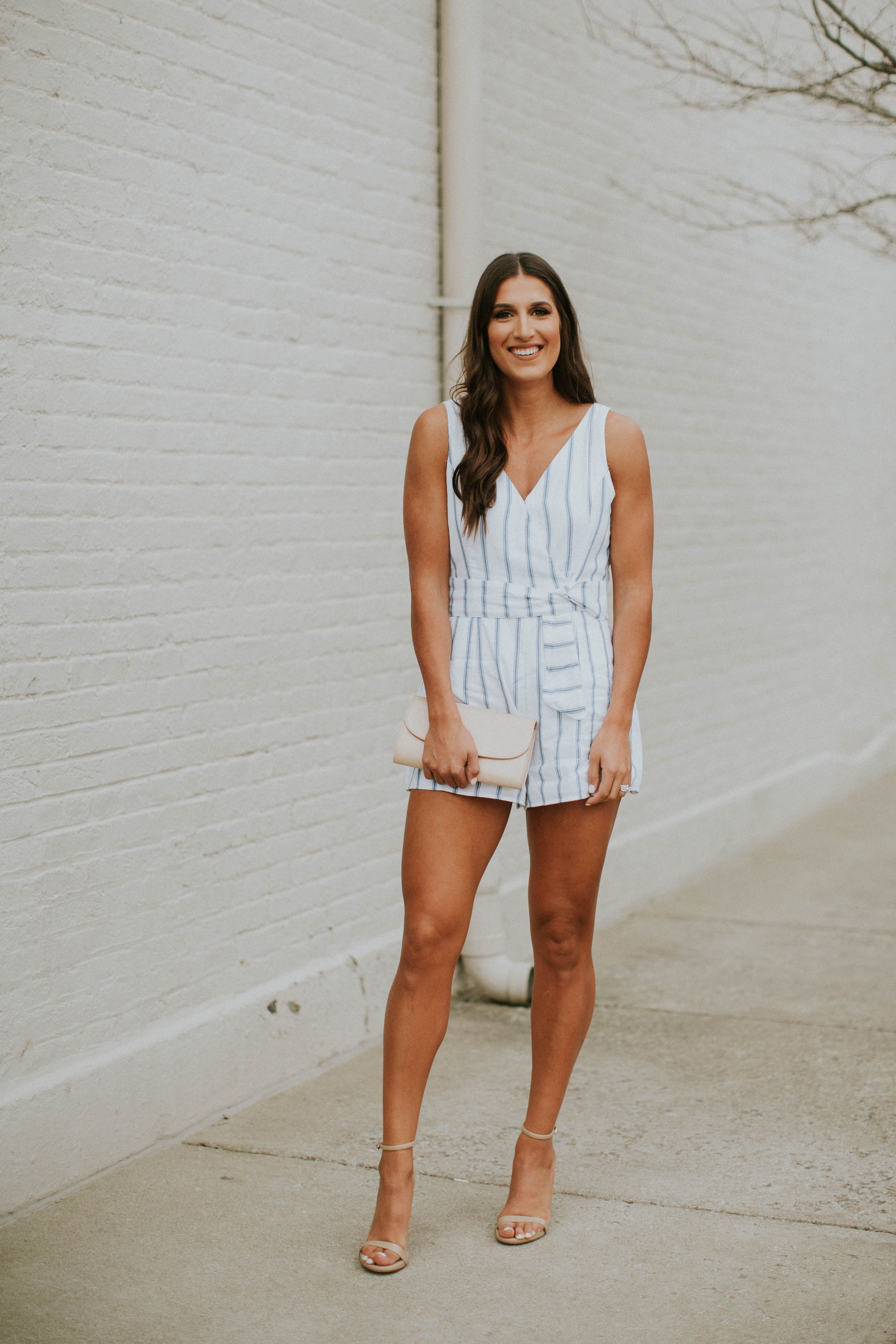Sweeter in Stripes Romper main image 0