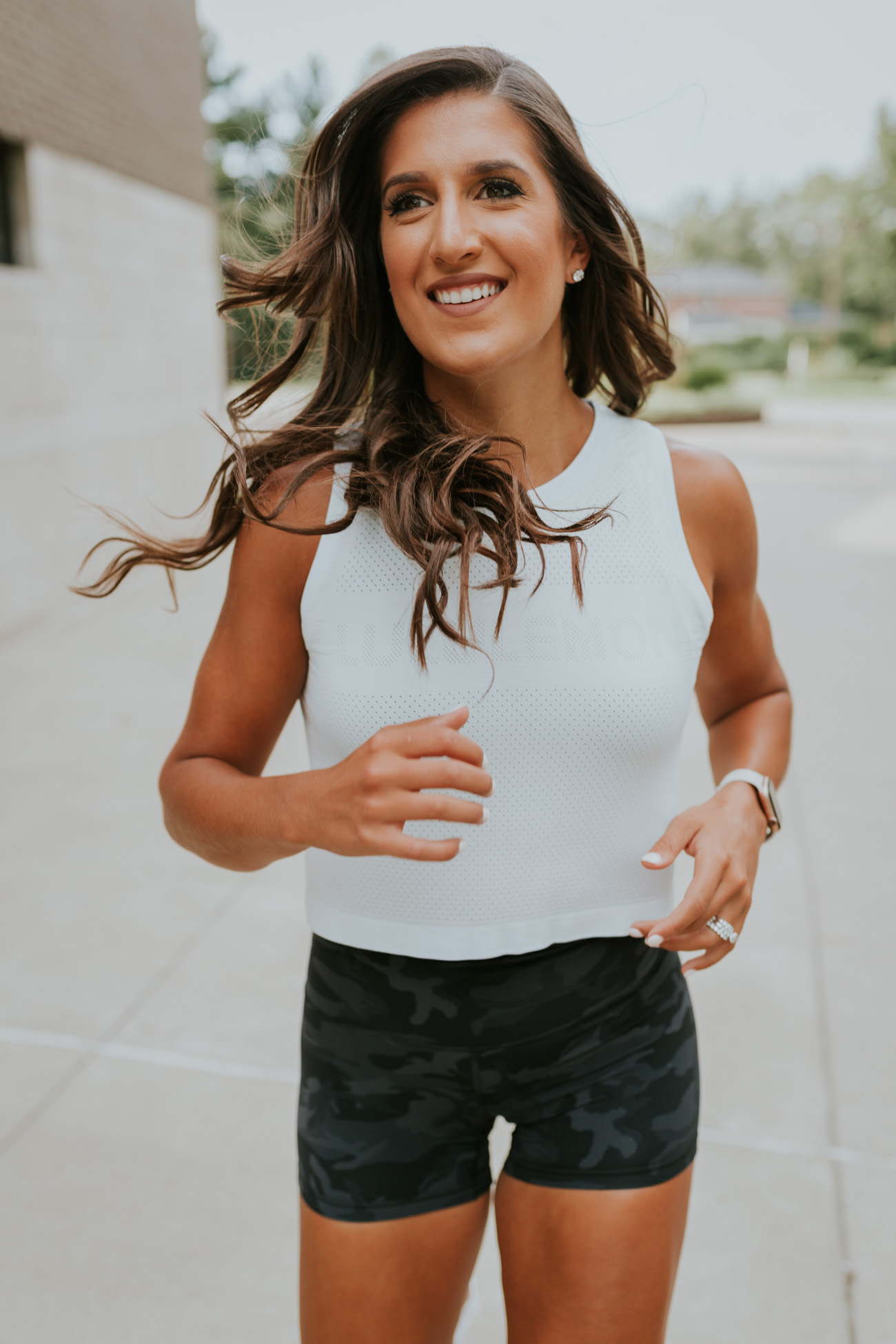 lululemon align shorts, up for it bra, lululemon activewear, muscle tank, athleisure, cute workout outfit, fitwithasd // grace white a southern drawl